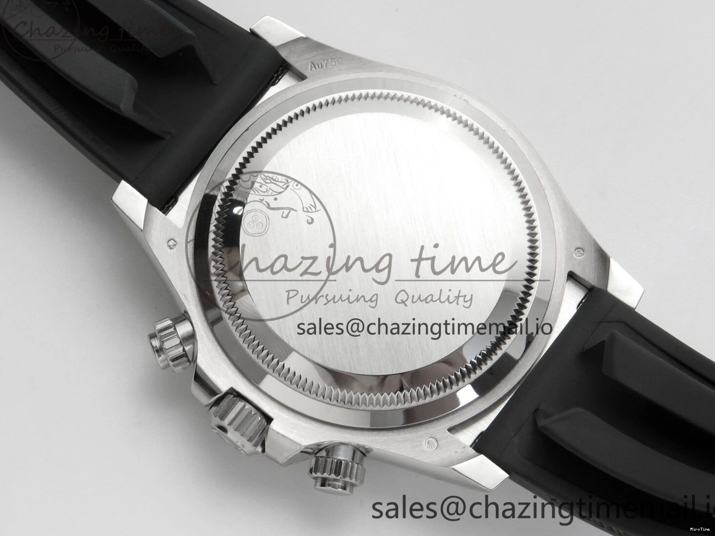 MiroTime 0122 Daytona 126519 VSF 1:1 Best Edition Black Silver Lume Dial on Oysterflex Strap VS4131 V2 (Weighted) DailyWear 324